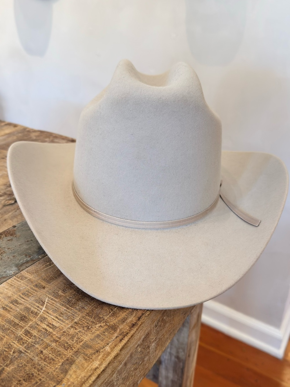 Custom Stetson 6X COWBOY HAT Rancher 59cm 7 3/8